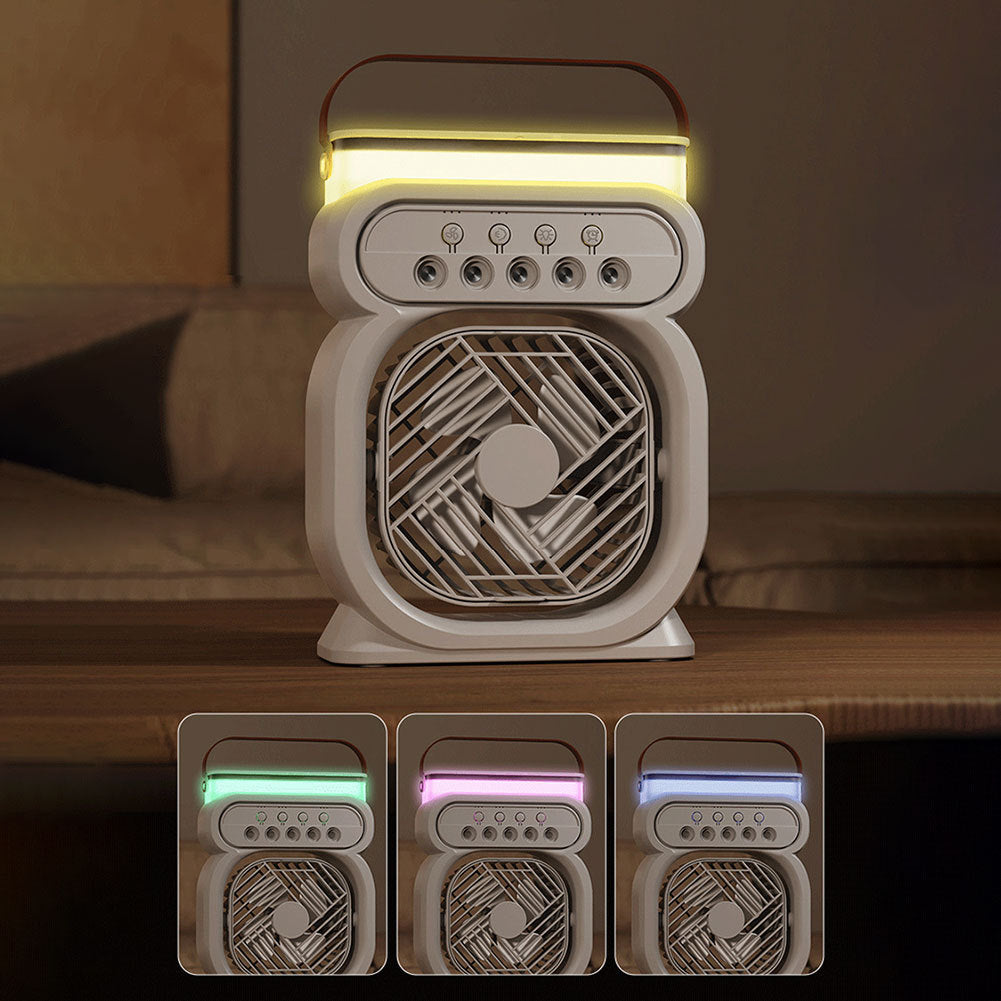 3-in-1 Portable Air Conditioner - Evaporative Cooler with LED Night Light - CheepSweepz