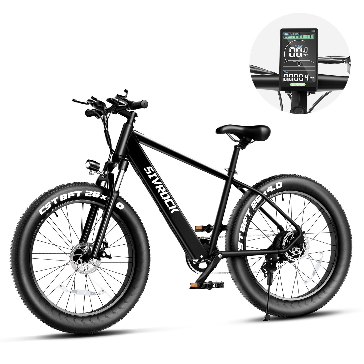 Professional Electric Mountain Bike 1000W - 26" Fat Tire E-Bike - CheepSweepz