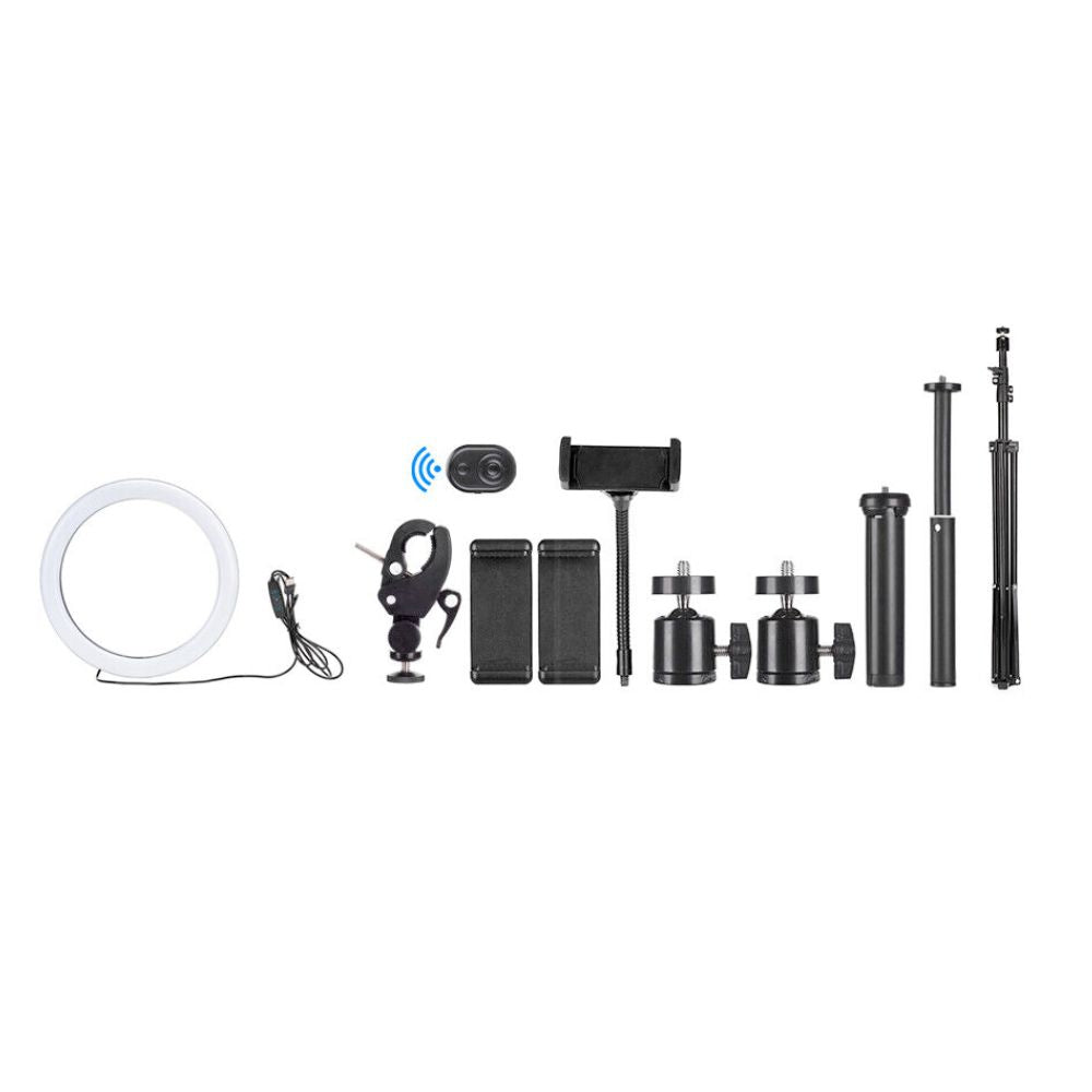LED Ring Light With Phone Tripod Stand Kit 10" - CheepSweepz