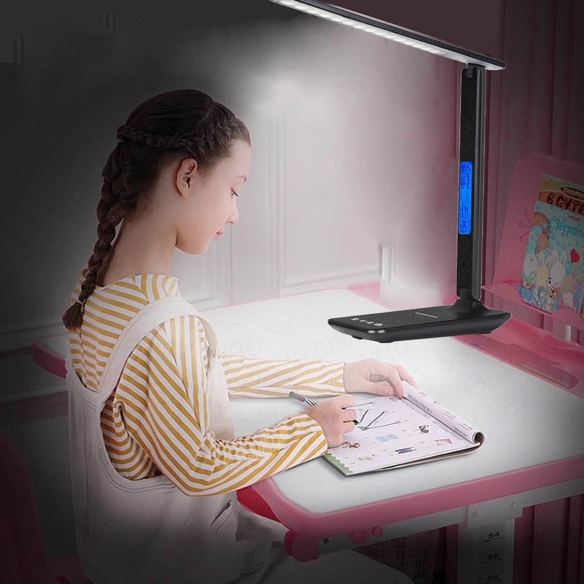 Lamp Plus 3 in 1 Lamp With Phone Charger, Clock And Thermostat - CheepSweepz