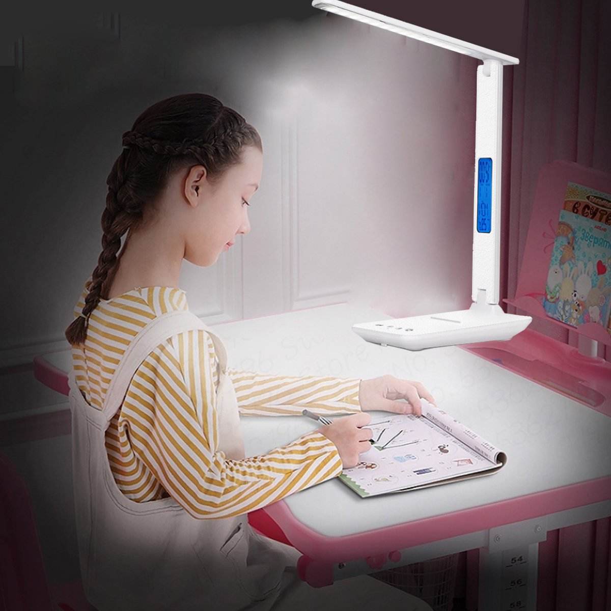 Lamp Plus 3 in 1 Lamp With Phone Charger, Clock And Thermostat - CheepSweepz