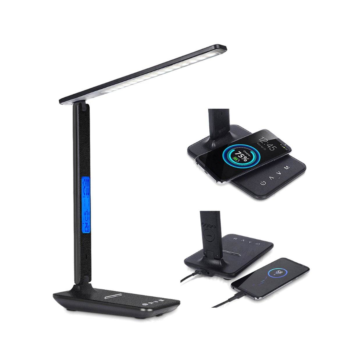 Lamp Plus 3 in 1 Lamp With Phone Charger, Clock And Thermostat - CheepSweepz