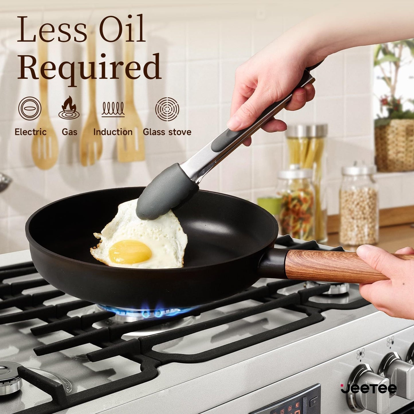 15-Piece Ceramic Cookware Set - Non-Stick Induction Pots & Pans - CheepSweepz