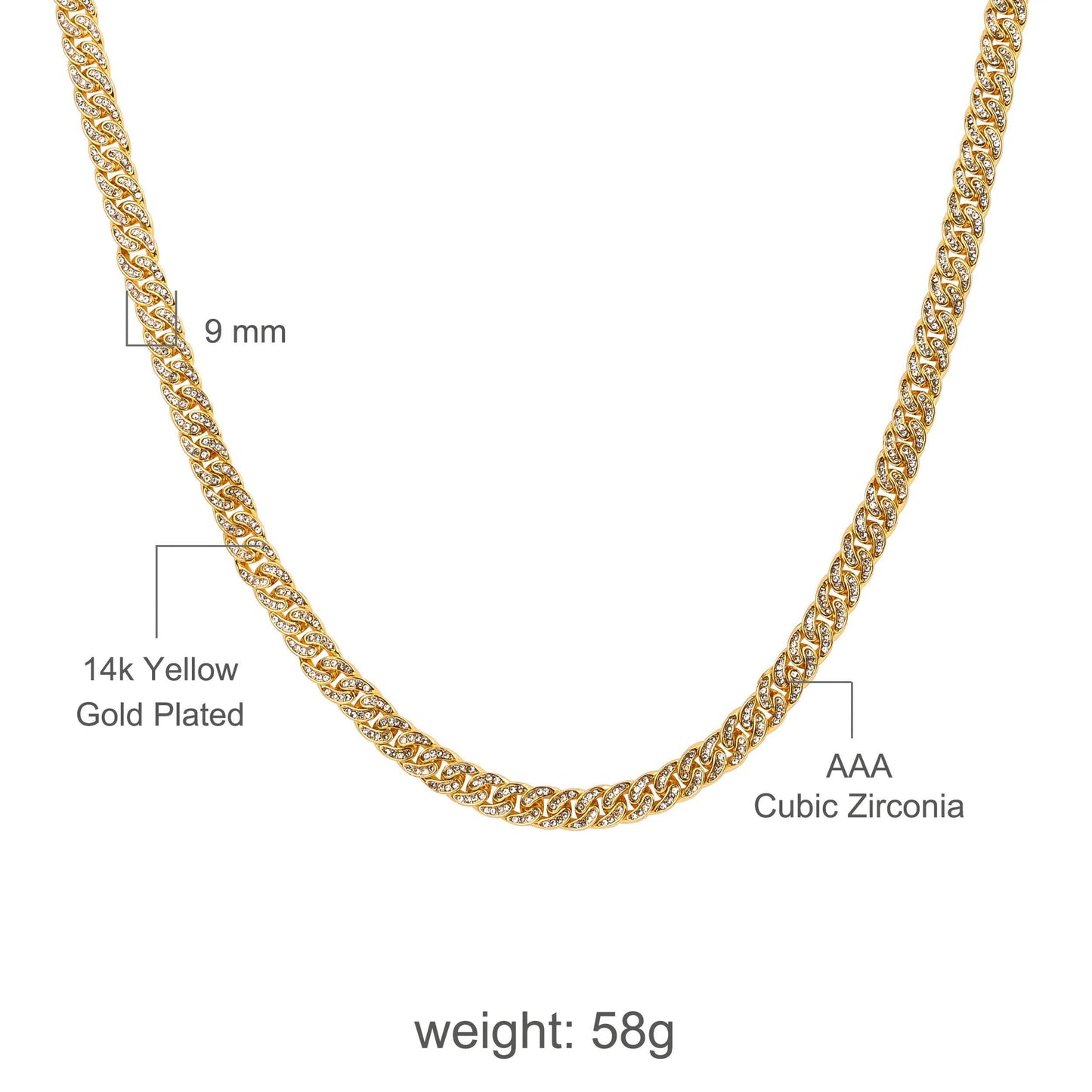 CREW BM 8 MM Cuban Chain | 970722 - CheepSweepz