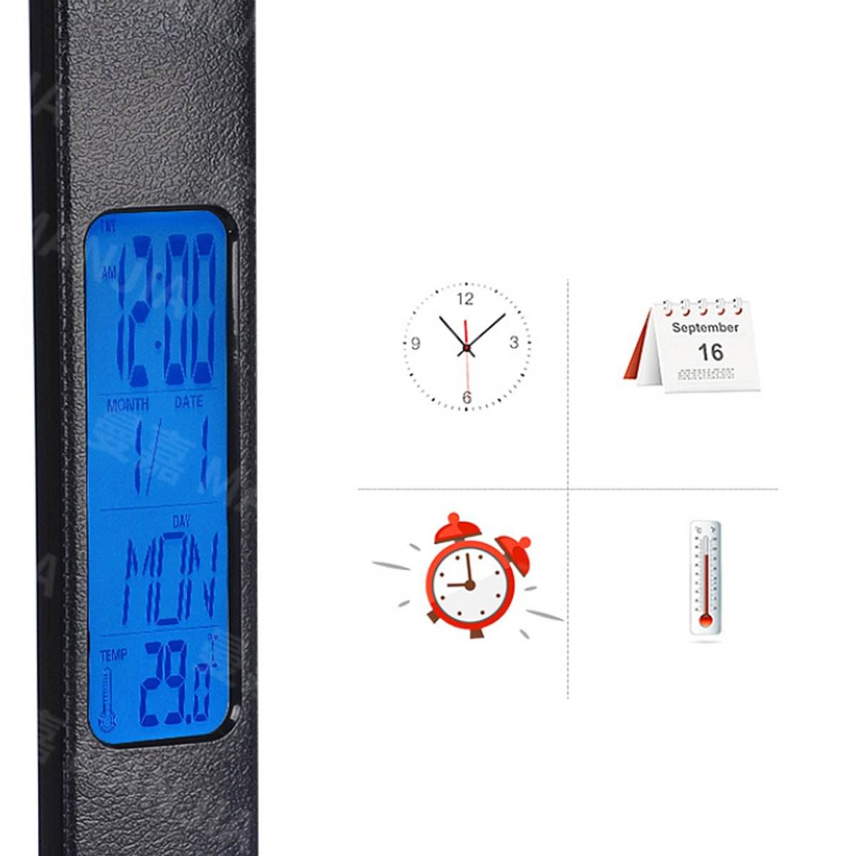 Lamp Plus 3 in 1 Lamp With Phone Charger, Clock And Thermostat - CheepSweepz