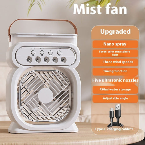 3-in-1 Portable Air Conditioner - Evaporative Cooler with LED Night Light - CheepSweepz