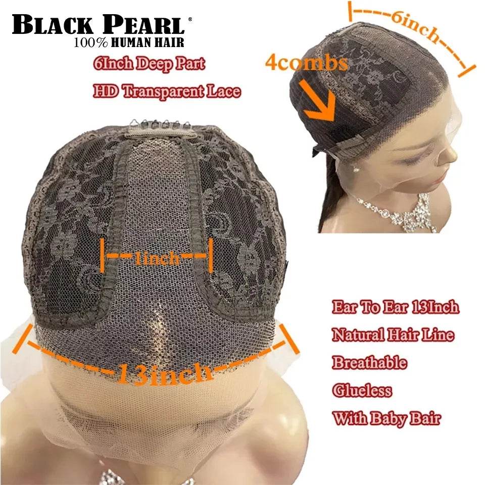 Bone Straight Lace Front Human Hair Wigs For Women Brazilian Hair - CheepSweepz