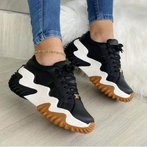 Summer Women's Sneakers Thick Bottom Canvas Casual Shoes - CheepSweepz