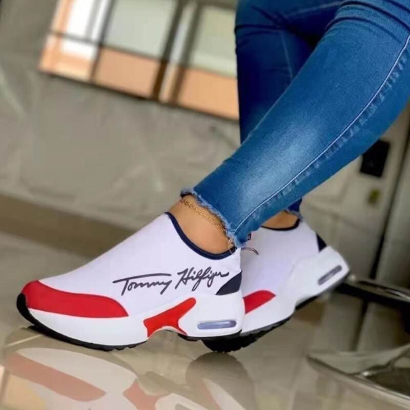 Casual Breathable Wedges Ladies Walking Sneakers Flat Women Shoes - CheepSweepz