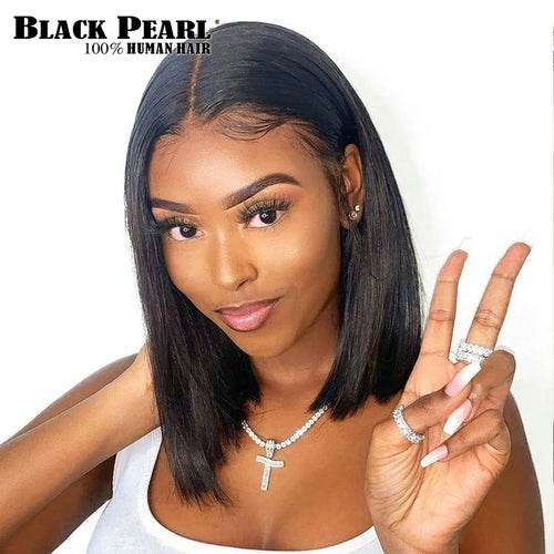 Bone Straight Lace Front Human Hair Wigs For Women Brazilian Hair - CheepSweepz