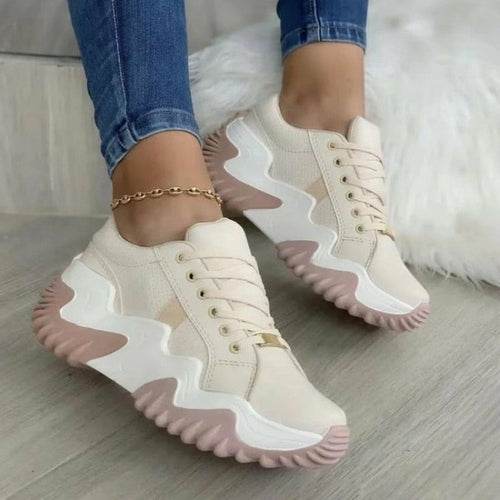 Summer Women's Sneakers Thick Bottom Canvas Casual Shoes - CheepSweepz