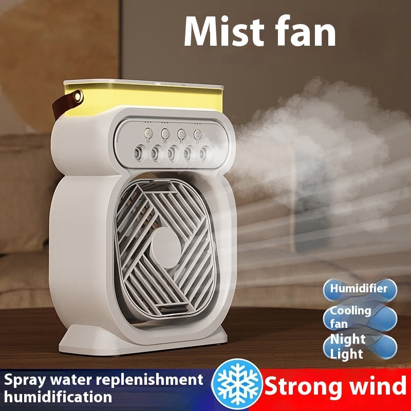 3-in-1 Portable Air Conditioner - Evaporative Cooler with LED Night Light - CheepSweepz