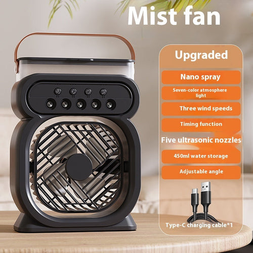 3-in-1 Portable Air Conditioner - Evaporative Cooler with LED Night Light - CheepSweepz