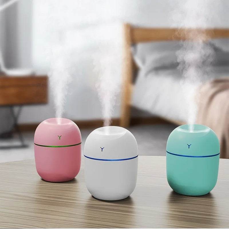 Portable Ultrasonic Humidifier USB Aroma Essential Oil Diffuser LED - CheepSweepz