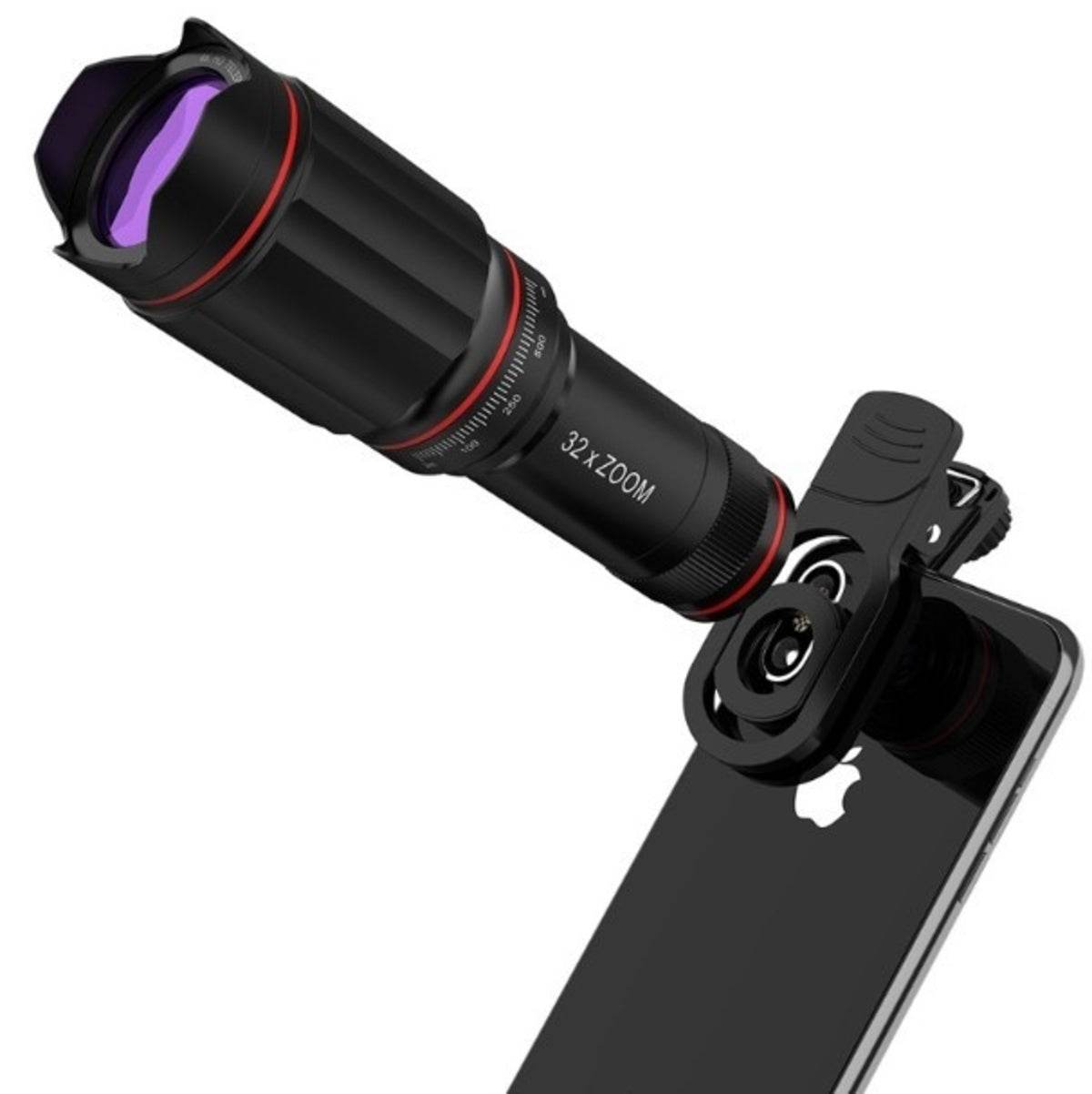 Ultra Crystal HD 32x Zoom Telescope Mobile Phone Camera Lens Set - CheepSweepz
