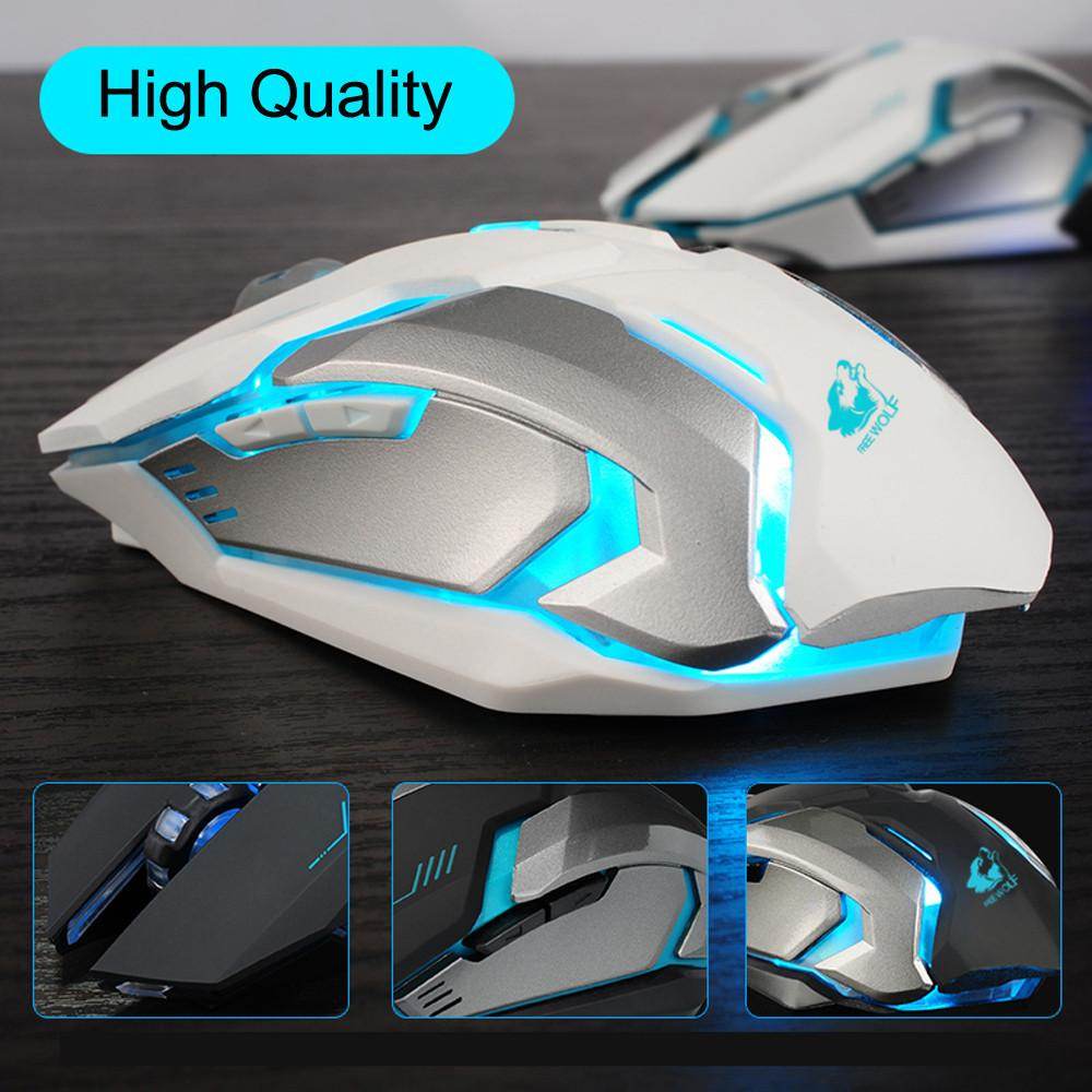 Ninja Dragon Stealth 7 Wireless Silent LED Gaming Mouse - CheepSweepz
