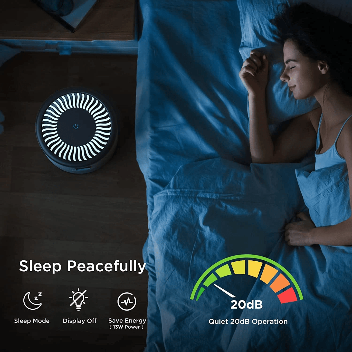 KOIOS Air Purifiers for Bedroom Home H13 HEPA Filter Purifier - CheepSweepz