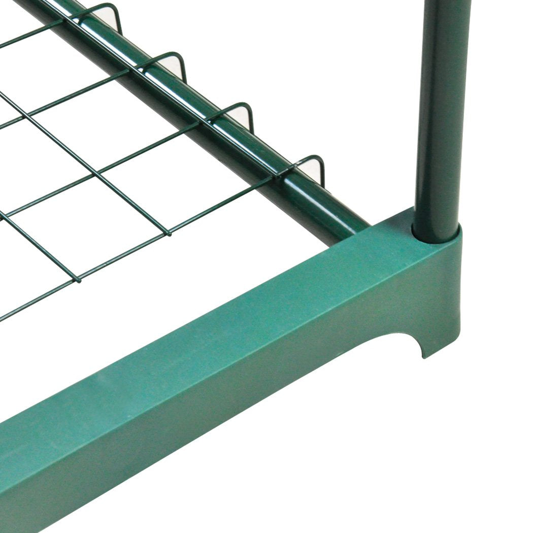2x 5 Tier Plant Shelve Garden Greenhouse Steel Storage Shelving Frame - CheepSweepz