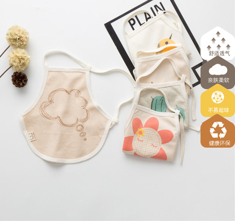 Baby Printed Pattern Belt Design Thin Apron In Summer - CheepSweepz