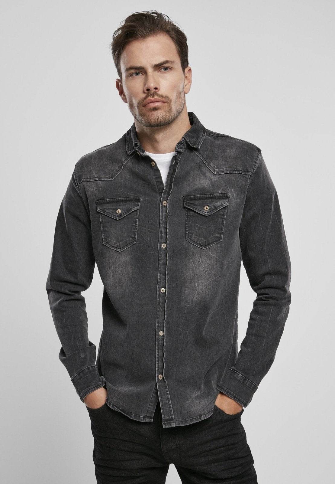 Riley Denim Shirt - CheepSweepz