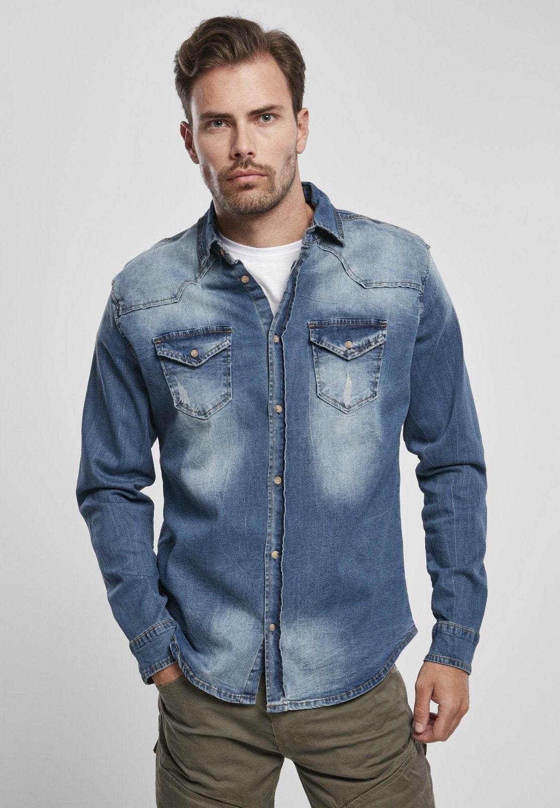 Riley Denim Shirt - CheepSweepz