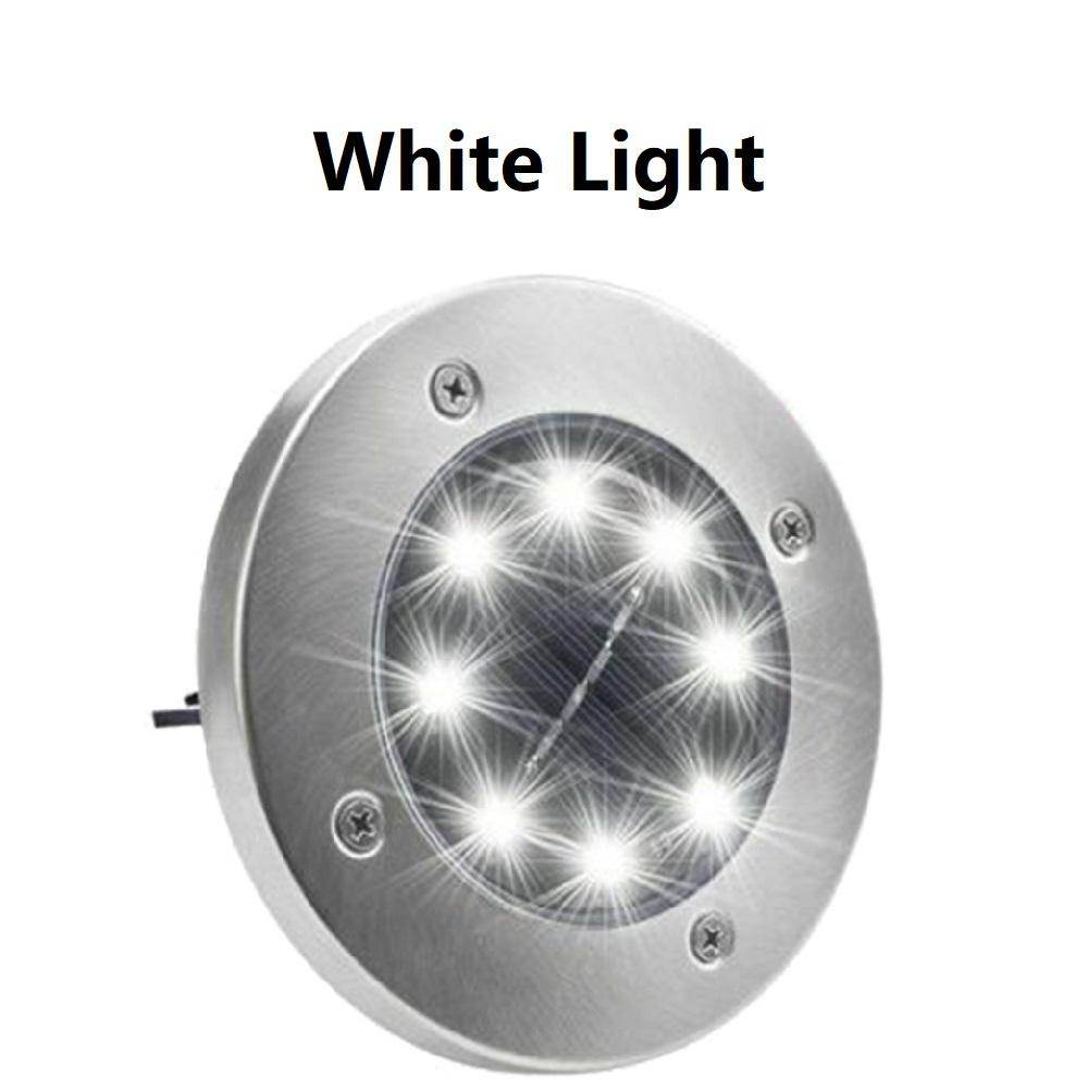 Pink Iolaus solar powered garden pathway lights with white LED light and stainless steel design