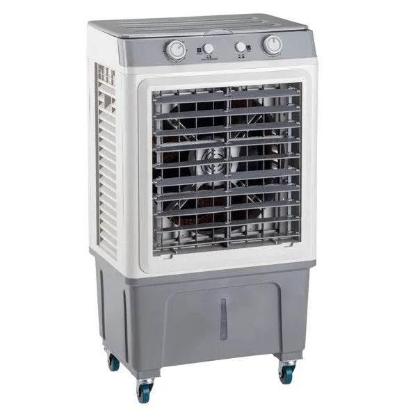 3 in 1 personal air cooler with adjustable dials and wheels for easy mobility