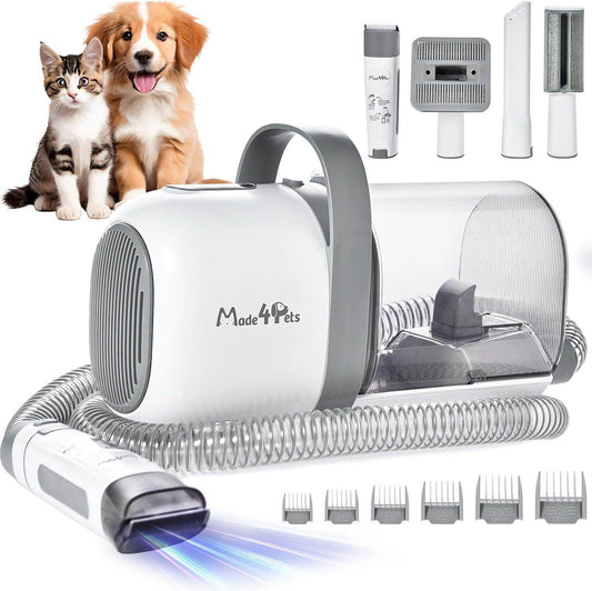 Dog Grooming Kit Pet Hair Cleaning Low Noise Vacuum Cleaner And - CheepSweepz