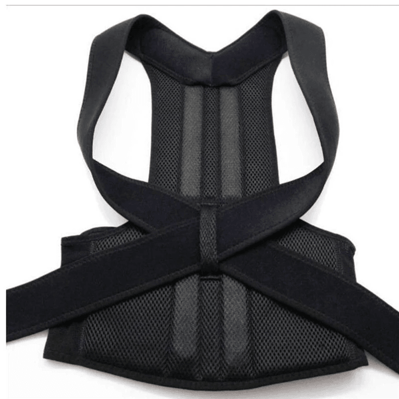 Adjustable Posture Corrector Low Back Support Shoulder Brace Belt For - CheepSweepz