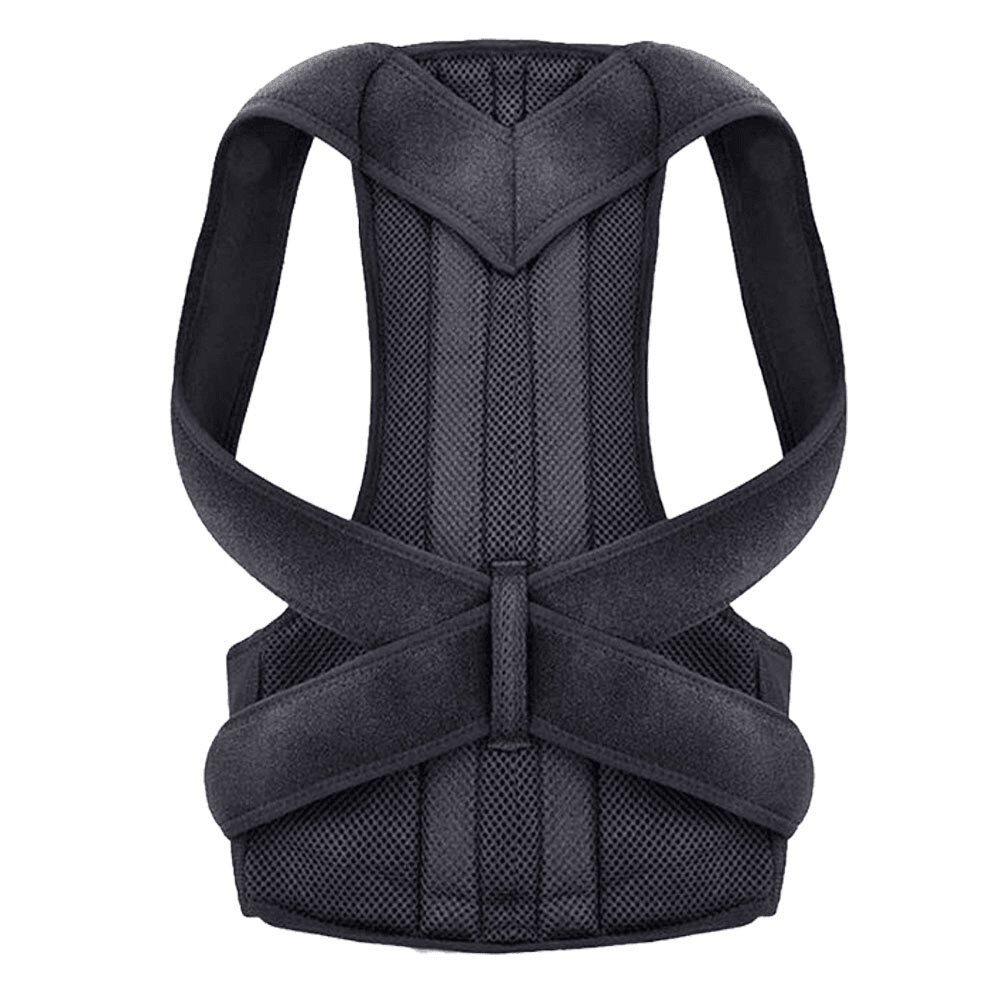 Adjustable Posture Corrector Low Back Support Shoulder Brace Belt For - CheepSweepz