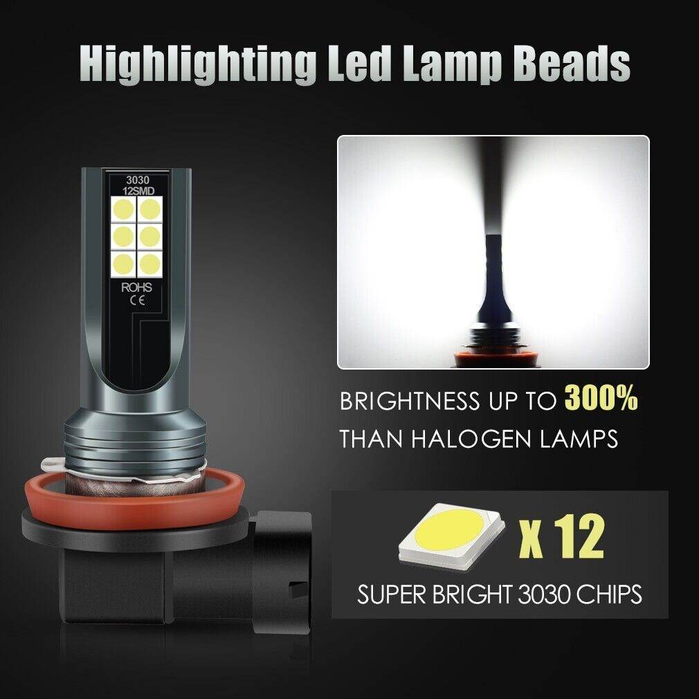 9005 9006 LED Headlights Kit Combo Bulbs 8000K High Low Beam Super - CheepSweepz