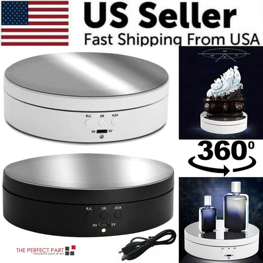 360° Electric Motorized Rotating Display Stand Jewelry Photography - CheepSweepz