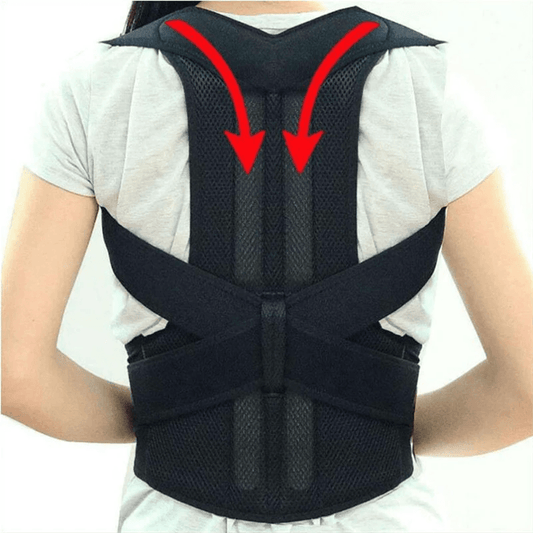 Adjustable Posture Corrector Low Back Support Shoulder Brace Belt For - CheepSweepz