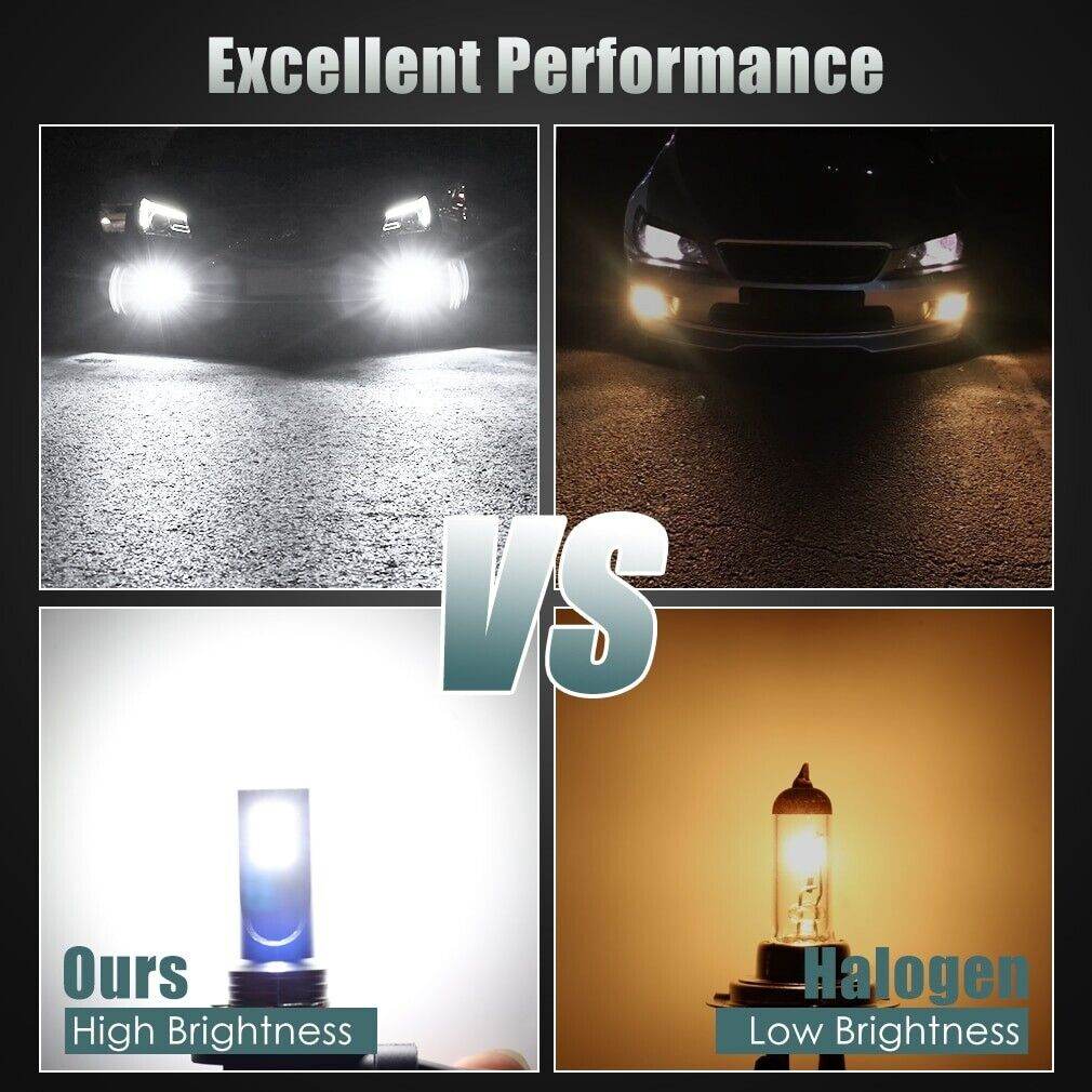 9005 9006 LED Headlights Kit Combo Bulbs 8000K High Low Beam Super - CheepSweepz