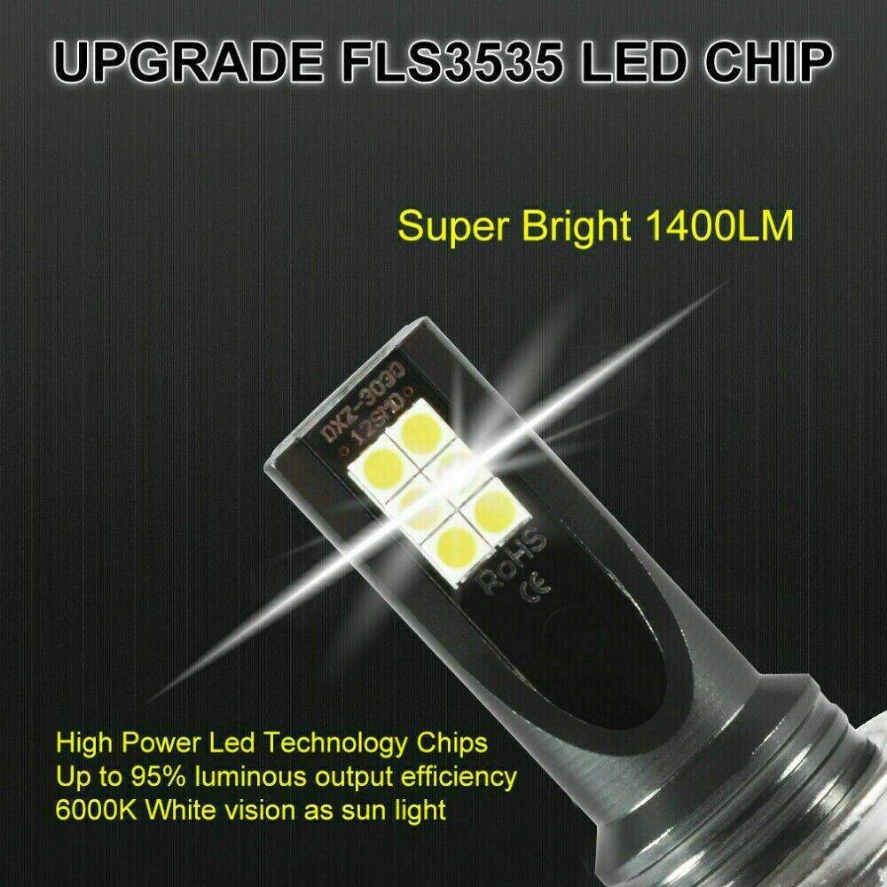 9005 9006 LED Headlights Kit Combo Bulbs 8000K High Low Beam Super - CheepSweepz