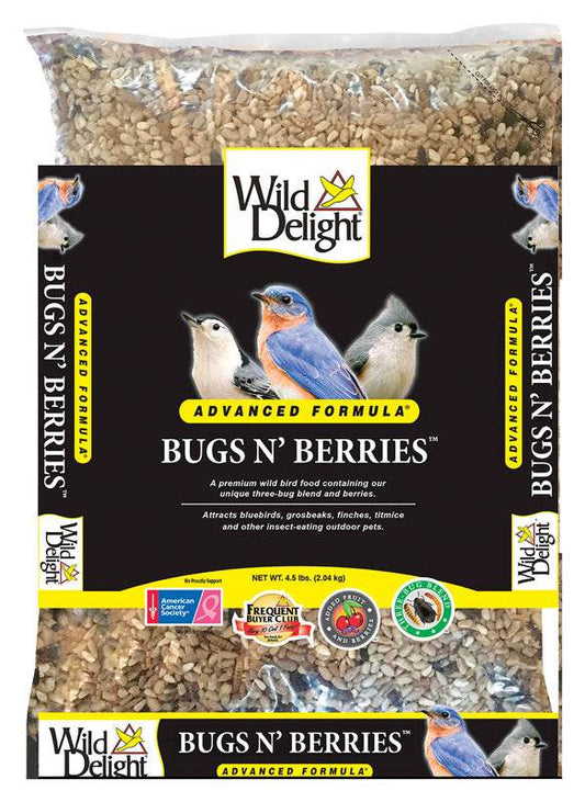 Wild Delight 8017728 Bugs N Berries Assorted Species Wild Bird Food Sa - CheepSweepz