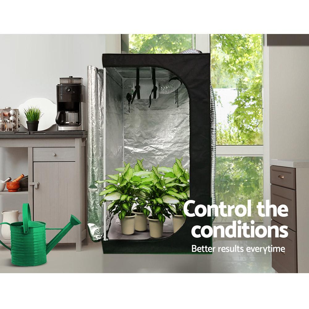 Green Fingers 6"Ventilation Kit Fan Hydroponics Grow Tent Kit Carbon - CheepSweepz