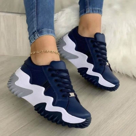 Summer Women's Sneakers Thick Bottom Canvas Casual Shoes - CheepSweepz