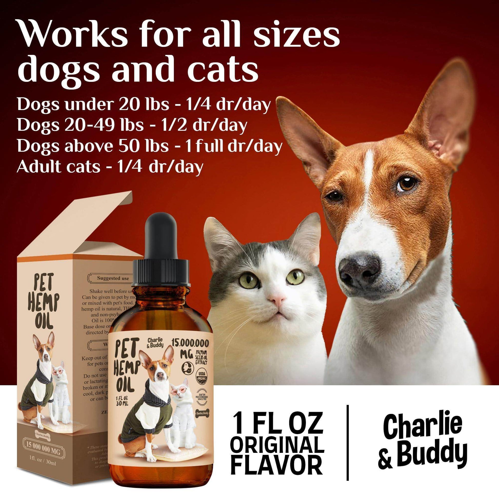 Periwinkle Eros pet hip and joint support supplement with pet hemp oil for dogs and cats of all sizes