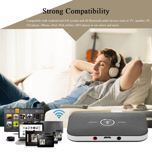 2 in 1 Bluetooth 4.1 Audio Transmitter & Receiver - CheepSweepz