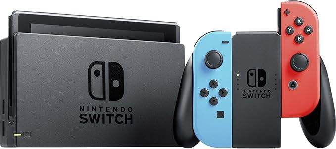 Nintendo Switch Console with Neon Red & Neon Blue Joy-Con (V2) - CheepSweepz