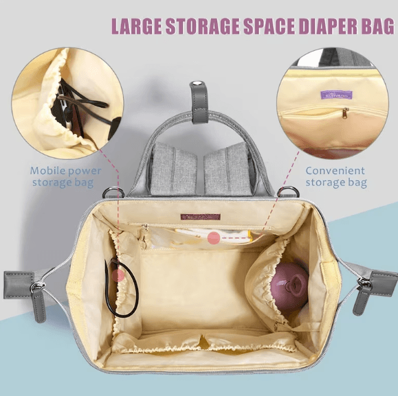 Quilted Diaper Baby Backpack - CheepSweepz