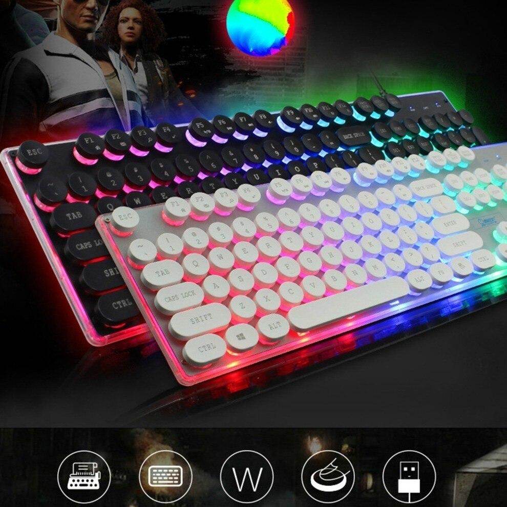 Dragon LED Backlight Gaming USB Wired Keyboard Mouse Set - CheepSweepz