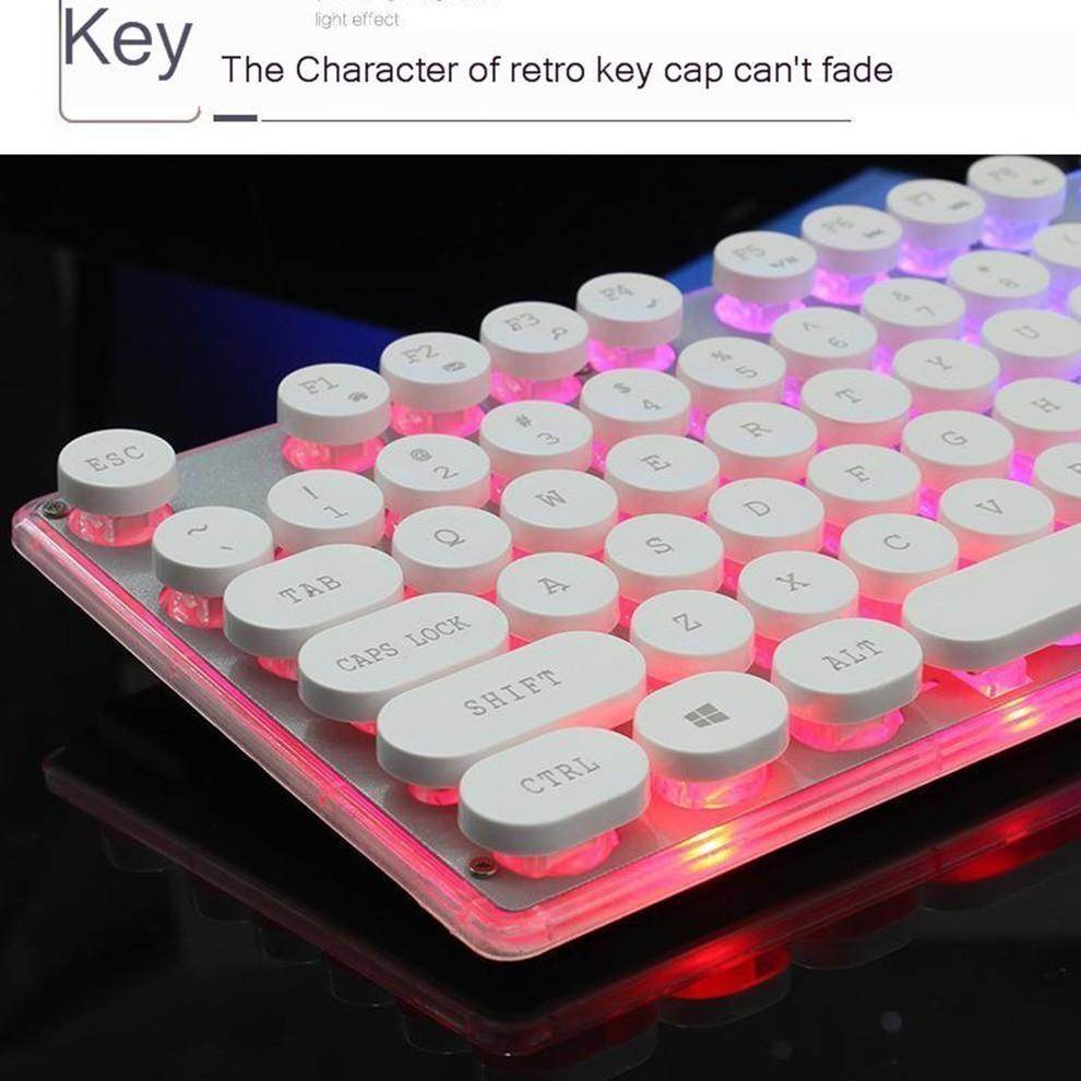 Dragon LED Backlight Gaming USB Wired Keyboard Mouse Set - CheepSweepz